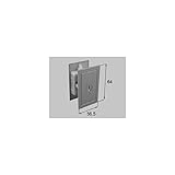 LIXIL メンテナンス部品 リビング建材用部品 引戸 引戸錠 ストライク 簡易錠(プッシュ錠) シャインニッケルplus[MZHZHCK64] *製品色・形状等仕様変更になる場合があります*
