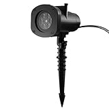 WEINAS　投影ランプ　デコレーションライト　ガーデンライト　照明防水IP65　12枚の可変性のスライド　4個LED　照射距離10ｍ　角度調整　GS CE SAA認証　説明書　電源アダプター付き　地