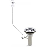 KOHLER K-8802-RL-CP Duostrainer Sink Strainer, Polished Chrome [並行輸入品]
