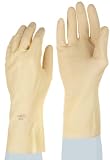 Ansell Canners & Handlers 88-393 Latex Glove, Chemical Resistant, 12 Pinked Cuff, 12 Length, 17 mils