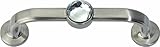 Atlas Homewares 344-BRN Legacy Crystal Brushed Nickel 3.7-Inch Bracelet Pull [並行輸入品]