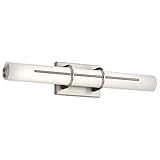Elan 83756 Traverso Vanity Bath壁照明、1ライトLED 37ワット、つや消しニッケル