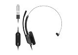 シスコシステムズ (Cisco) ヘッドセット 321Q USB-C 有線シングル オンイヤー ヘッドフォン USBケーブル Type-C接続 Microsoft Teamsコントローラ カーボンブラック (HS-W-321Q-C-USBC)