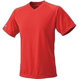 エスエスケイ VネックTシャツ BT2260 (20)レッド O
