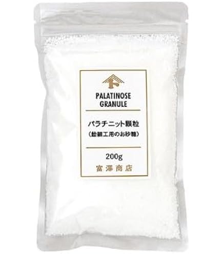 パラチニット 15kg 細工用砂糖 バラ売り可 Amazon.co.jp: 富澤商店 パラチニット顆粒(飴細工用のお砂糖) 200g