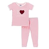 Kickee Pants SLEEPWEAR ベビー・ガールズ カラー: ピンク