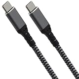 プラタ USB-C & USB-C 3.0 ケーブル 絡まないケーブル USB PD対応 60W 高速データ通信 【 0.5m レッド 】