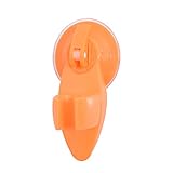 BESTOMZ シャワーフック 吸盤式 壁掛け シャワーホルダー（オレンジ）