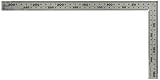 シンワ測定 曲尺 厚手広巾 建築 鉄工用 表裏cm目盛 ステン 30cm 11215