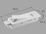 LIXIL部品 新日軽ブランド部品 引違い窓 防犯錠：下框防犯錠（テラス）[E8CL1241] プライムブラウン[V8CL1241]