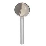 uxcell　ルータービット　カッター　超硬　2 - フルート　ボールエンド　６ミリシャンク径　２２ミリ切削径