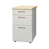 インテリア 家具 便利 おしゃれ 脇机3段 GT-473WT ナチュラル