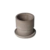 ダルトン(Dulton) プランター セメント ポット XSサイズ 丸形タイプ 底穴あり CEMENT POT ROUND G20-0220XS