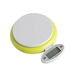 Morimokuクッキングスケール デジタルスケールキッチンスケール 計量機器 精密電子はかり 超小型 計量範囲1g~5.0kg コンパクト 風袋引き機能 オートオフ機能 多用途スケール