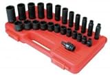 Sunex 3325 3/8-Inch Drive SAE Master Impact Socket Set, 25-Piece by Sunex