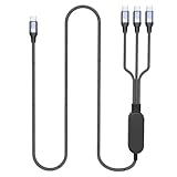 【業界初】タイプC ケーブル 急速充電【100W+100W+10W】 USB-C ＆ USB-C ケーブル 高速充電 USB Type C PD対応 断線防止 高耐久 ナイロンメッシュ 一本三役 iphone17/16/15シリーズ、MacBook Pro、Matebook、ChromeBook、Dell XPS、iPad、Xperia、Galaxy等Type-Cパソコン＆タブレット、スマホ対応