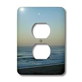 3dRose LLC lsp_23702_6 Moon And Ocean Sunset, 2 Plug Outlet Cover by 3D Rose (Home Improvement) [並行輸