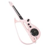Generic キッズギター、Bluetooth接続を備えた折りたたみ式弦なし電子楽器、子供の初心者が音楽を学び、創造性を伸ばすための (ピンク)
