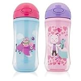 Dr. Brown's On-The-Go Straw Sport Cup 2 Count - 10 Ounce - Assorted Colors by Dr. Brown's