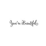 dacawinリムーバブル引用You Are Beautifulビニール壁画壁アートデカールステッカーforベビーキッズ寝室
