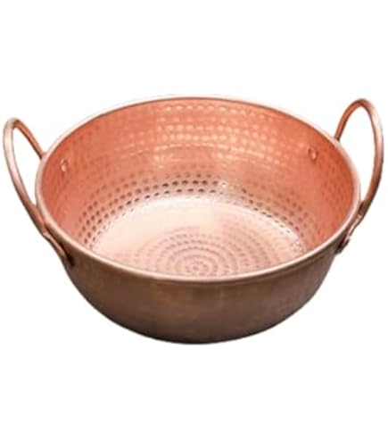 Amazon｜新光金属(Sinkoukinzoku) 両手鍋 素銅 18cm プレイクッキング