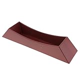 P Prettyia プラスチック製　花びん 花瓶 　生け花　インテリア飾り 家・玄関・ベッドルーム 装飾品全3種3サイズ - ロングストリップレッド