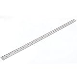 ステンレススチールダブルサイドa15111000ux0190 DealMuxはストレートエッジの定規60センチメートル24の測定、