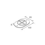 YKKAP メンテナンス部品 穴隠し (HHK3-6980) [DG]ダークグレイ