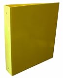 Aurora GB Cosmic Expressions Binder 1 1/2 Inch Round Ring 8 1/2 x 11 Inch Size Navel Orange High Glo