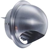 ステンレス製 丸型フード付ガラリ 防火ダンパー付 SUS304 100mm UK-GN100SHD-HL