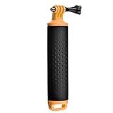 Perfk GoPro SjcamActionカメラに対応　フローティング　ハンドグリップ　フロート　ボブ　一脚　防水　全2色 - オレンジ