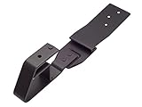 雪止 金具 スワロー工業 横葺用 先付 アングル40mm バネ式固定 (S) 足巾50mm ブラック ドブメッキ 50入
