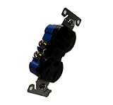 〔2CBK〕アメリカ　COOPER社公認　直輸入　ダブルコンセント（ブラック）｜15Ａ-125Ｖ　ＰＳＥマーク