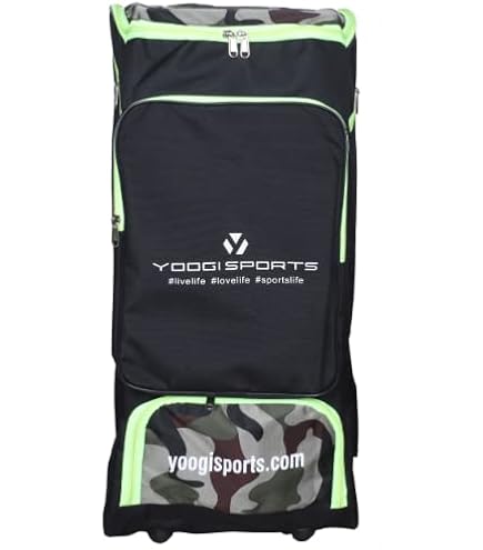 ALFA Borsone Hockey Jumbo Con Scomparto Per Bastoni - Grande, Leggero, In Poliestere Con Spallacci Imbottiti, Tasche Ventilate - Idee Regalo Per Sportivi - 4