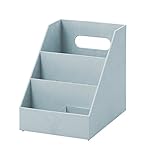 like-it 小物収納 オーガナイザーミニ A6 ペーパーミックス ブルー 幅14.5x奥18.5x高18.2cm EPE-11