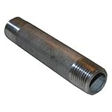 LASCO 32-1826 Stainless Steel Pipe Nipple with 1/2-Inch Male Pipe Thread by LASCO