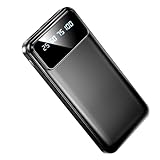 モバイルバッテリー 大容量 【40000mAh 二台同時充電】 急速充電 2.1A出力 LCD残量表示 スマホ 充電器 2個USB出力ポート