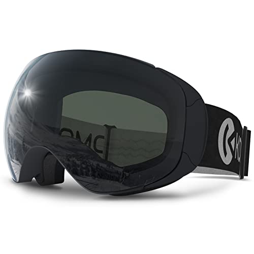 [KOMOI] コモイ スキーゴーグル 二重球面レンズ ゴーグル メガネ対応 | [KOMOI] スキーゴーグル UV-400&frasl;100%UVカット 磁気レンズ2層
