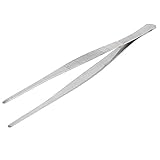 シルバートーンの交換フラットストレートピンセット、19.5センチメートルa14080200ux0002