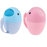 D DOLITY 2個セット　子供　かわいい　洗髪　お風呂用　カップ　バスカップ　プラスチック製　使い便利　