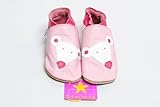 【英国製カーフレザーベビーシューズ】《マウジー/ベイビーピンク　Mousie Baby Pink》 (M)