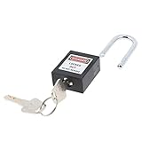 F Fityle ケースロック　多機能 ミニ南京錠 セキュリティロック キースーツ　全10様式 - ブラック1