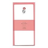 mois et fleurs 一筆箋 レターセット 【rose】 MOF-010