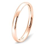 [lapisia] 刻印可能 アレルギー対応 指輪 リング メンズ レディース ペアリング サージカルステンレス (スタンダート ピンクゴー