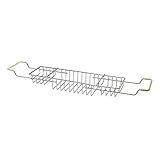 Showerdrape | Chrome | Adjustable Over Bath Tray / Organiser / Shelf / Rack