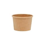 シモジマ HEIKO ヘイコ― 食品容器 未晒フードカップ 80ml 004537028 1袋(100個)
