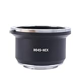 Foto4easy レンズアダプターリング Mamiya 645 M645マウントレンズからSony EマウントA6000 A7 A7R A7S A7M2 A7R2 NEX-5R NEX-3 NEX-5N NEX-5C デジタル一眼レフカメラ用