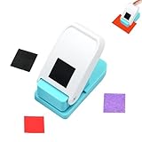 Sediven ハンドメイド クラフトパンチ スクラップブッキング 25mmx25mm サイズ スクエア クラフトレバーパンチ エンボスパンチ ミニファンシーパンチ (正方形)