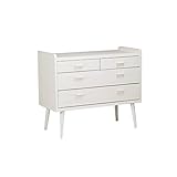 arne チェスト 引き出し3段 ロータイプ 完成品 aster 90チェスト ホワイトウッド