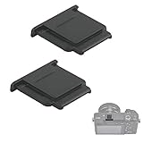 JJC 2枚入 ホットシューカバー Sony α9Ⅲ ZV-1 II ZV-E1 ZV-E10 II α7R V A7RV α7IV FX30 A7 IV A7III A7C A7SIII ZV-1 A9 II A7II A7R IV III II A7S III II A6600 A6500 A6400 A6300 A6100 ILME-FX2 など対応 ソニー FA-SHC1M 互換 ブラック